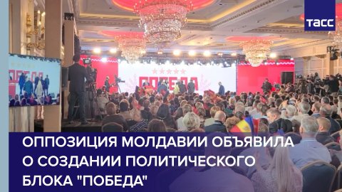 Оппозиция Молдавии объявила о создании политического блока "Победа"