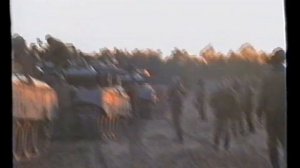 Альтенграбов. Выход 8 тр 61 гв. танкового полка на тактику.