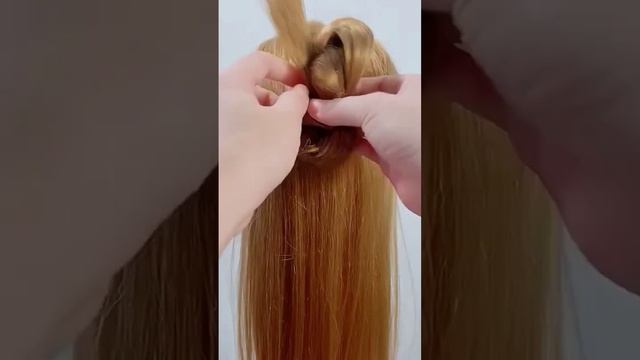 How to tie a beautiful hairstyle???#hairstyle#hair#beautiful#beauty#shortvideo#cute#shorts#short