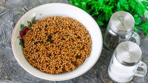 Гречка с колбасой