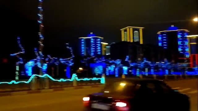 Ночной предновогодний Гудермес - Чечня смотреть онлайн