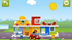 Lego duplo Лего строим домик. детская площадка