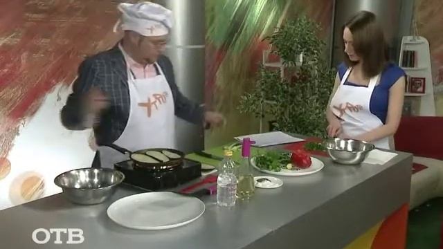 Завтраки на "УтроТВ": баклажаны по-адыгейски (22.04.15)