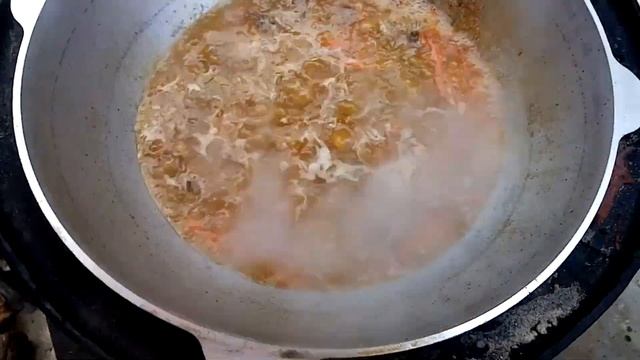 ПЛОВ в КАЗАНЕ  на КОСТРЕ. Пошаговый рецепт Плова