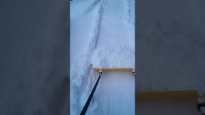 Купил лопату с колесами