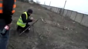 Страйкбольный миномет в действии - Airsoft mortar in action