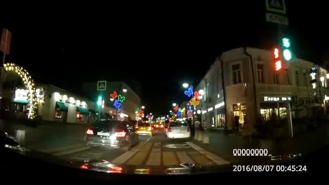 Driving in Moscow: Зюзино - Лефортово 07/08/2016 (timelapse 4x)