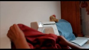 #40 Теплый сарафан из шерсти, прямого силуэта по мотивам Бурда 02/2011, модель 118