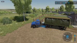 FS 22 - Карта БУРЛАКИ. Поставил ОВЧАРНЮ. Купил ОВЕЦ. Продаю ТОВАР # 40