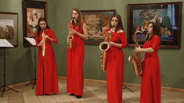 J.Strauss Polka Tritsch-Tratsch. Misteria Saxophone Quartet смотреть онлайн