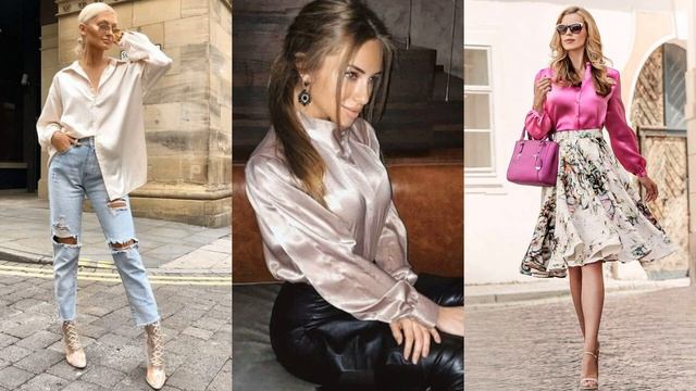 МОДНАЯ ТКАНЬ СЕЗОНА 2022 - АТЛАС/ИЗЫСКАННЫЕ ЭЛЕГАНТНЫЕ ОБРАЗЫ смотреть онлайн