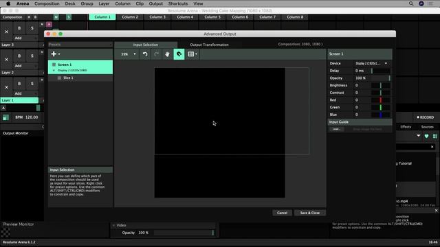 Resolume Arena 6 Tutorial | Learn Cake Mapping (2/6) Projection Mapping