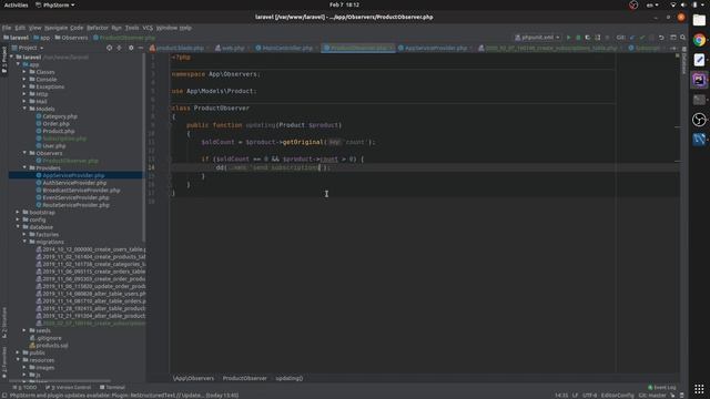 Laravel: интернет магазин ч.25: Observer смотреть онлайн