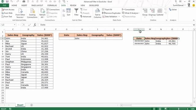 Advanced Filter in Excel - Explained with Easy Examples