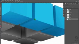 3D Rubik's Cube Photo Gallery  in Photoshop I Adobe Photoshop CC Tutorial by Mams I Sketch Station
