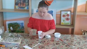 Декоративная шкатулка из папье-маше "Юрта".