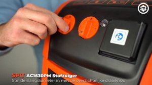 Spit AC1630PM Stofzuiger Nat- en droog 32L M-Klasse | Mastertools.nl