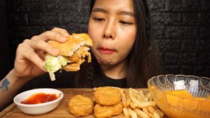ASMR All-Time Favorite McDonald's (McSpicy Burger, McNuggets, McFlurry, & MORE) | Eating Sounds