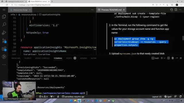 Building your resume API with GitHub Codespaces and Azure Functions смотреть онлайн