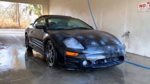 Mitsubishi Eclipse First Official Wash | Dusty Black Paint!!!