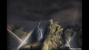 На Мамаевом кургане тишина