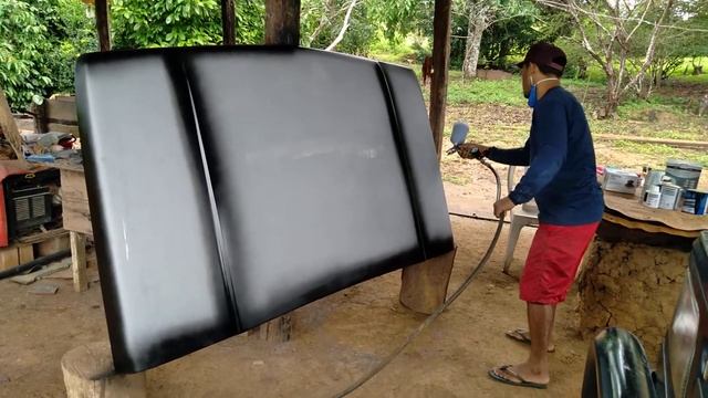 fazendo teste com pistola de pintura automotiva смотреть онлайн