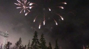 Праздничный салют в Саранске