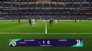 PES 2021 Реал-Ювентус в разрешении 4к +мод на газон