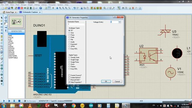 Opto-Isolator and Triac to Arduino Simulation - Proteus Simulation Tutorial # 15 смотреть онлайн