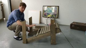 Сборка кресла Адирондак. Видео инструкция очередности сборки готового комплекта.