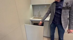 Лаконичная кухня в потолок 3 метра!