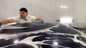 Вторая фаза. мойка кузова вручную