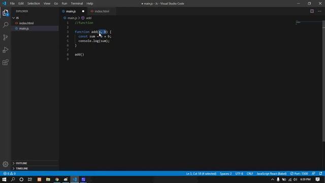 JavaScript for Beginners(#19) || Function with Parameter ||2020