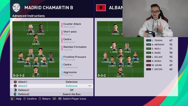 PES 2021 TUTORIAL - BEST CUSTOM FORMATION 5-3-2 BEST TACTICS