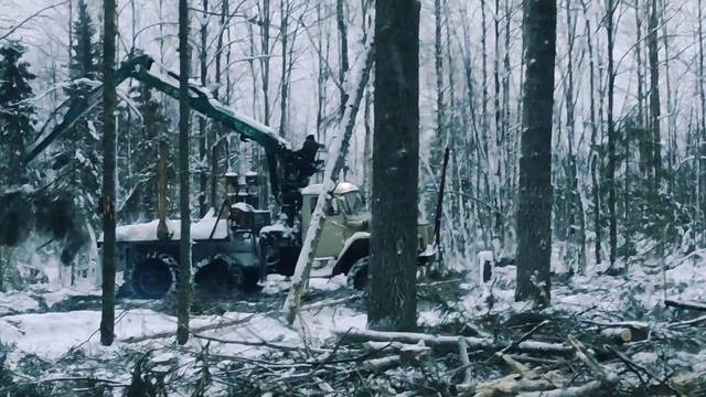 ЗАЧИСТКА ДЕЛЯНКИ НА УРАЛ 4320 И ТДТ 55 ТРЕЛЕВОЧНИК!
