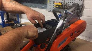 How to Change an Air Filter on a Husqvarna K760 Disc Cutter | L&S Engineers