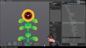 Twitch: Let's grow our greens! Animating a sunflower in Spine