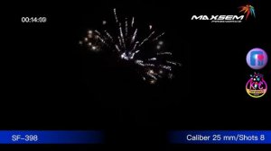 Римская свеча ROMAN CANDLE 8 залпов SF-398C Maxsem