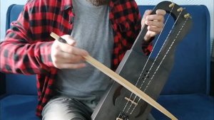 Йоухикко (финская/карельская смычковая лира), 3-х струнный, пример звучания