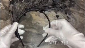 Ободок из перьев в стиле гэтсби | lo-ok.ru