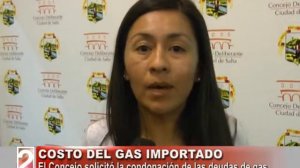 COSTO DEL GAS IMPORTADO, CONCEJAL MIRTA HAUCHANA-TV DOS SALTA