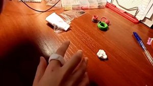 Как слепить колечко?| Кольцо из лёгкого пластилина|туториал на кольцо из пластилина.