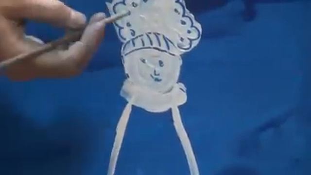 Каляки: рисуем Снегурочку