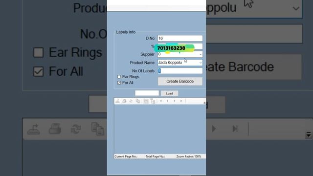 Label Printing / Barcode Printing / Stickers Print Software / Customized Billing software