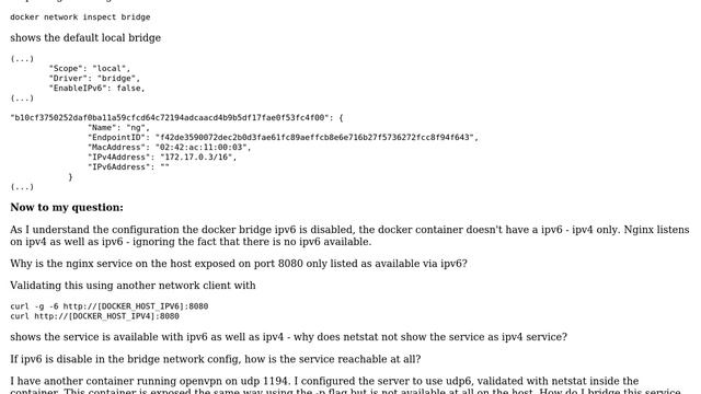 DevOps & SysAdmins: Docker networking IPv6 exposed смотреть онлайн