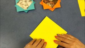 Фоторамка оригами своими руками.DIY Рамки для фотографий. Origami photo frame