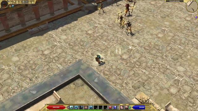 Titan Quest Atlantis, фарм боссов на Эпосе за рунного кузнеца, Греция Египет смотреть онлайн