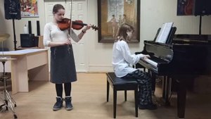 П.Терпелюк "Безперервний рух". Петровська Марина (скрипка), Сакун Марина (фортепіано)
