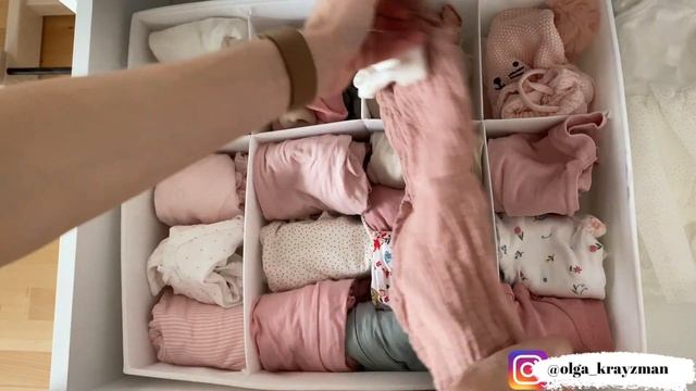 Организация пеленального комода/Покупки для новорожденного смотреть онлайн