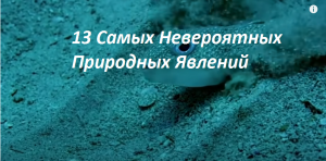13 Самых Невероятных Природных Явлений.